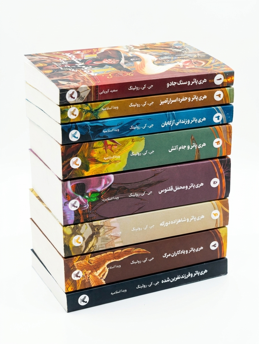 کتاب مجموعه هری پاتر 8 جلدی (تندیس)  جلد شومیز